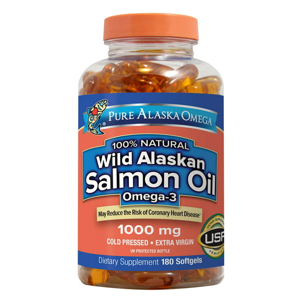 Product Of Pure Alaska Omega Wild Salmon Oil 1000mg 180 ct ...