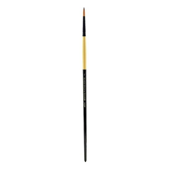 Dynasty Black Gold Brush - Round, Long Handle, Size 2