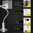 thumbnail image 3 of Gooseneck Phone Holder for Bed - Flexible 360 Adjustable Clamp Clip, Overhead Cell Phone Mount Stand for Desk, White, 3 of 9