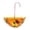 Yellow, variant on Tarmeek Pink Wrought Iron Wall Mounted Umbrella Shaped Planter Container for Indoor Outdoor Home Garden Decor, No Drill Installation Required
