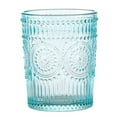 thumbnail image 1 of Vaso de agua con relieve-azul claro, 1 of 6