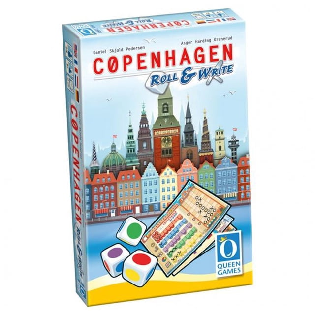 Queen Games Copenhagen - Jeu de Société Roll & Write