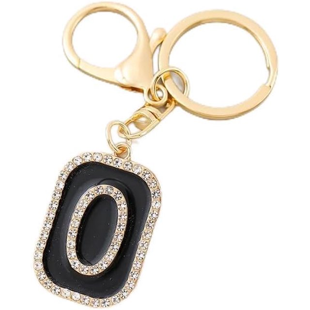 Letter Keychain,26 Letters A-Z Decorative Letter Keychain,Name Keychain for Women Girls Men Teenager Gift