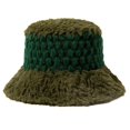 thumbnail image 1 of Sombrero de pescador de imitación de invierno, sombrero de pescador de felpa esponjosa de lana, grueso y peludo, 1 of 5
