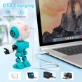 thumbnail image 3 of Robot Toy for Kids, Rechargeable Talking Robot for Boy and Girls, Voice Changer with LED, 3 of 7
