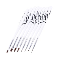 RAGUPEL 8Pcs/Set UV Gel Nail Art Brush Polish Painting Pen Brush For Salon Manicure DIY Nail Art