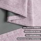 thumbnail image 5 of Lino Cortinas Blackout con Aislamiento Térmico, 100% Blackout y Ojal Superior Cortinas para Recámara y Sala, Capa Trasera de Revestimiento Gris, 2 Paneles, 106.6 x 160 cm, Púrpura Claro, 5 of 13