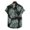 Green, variant on Hemlock Mens Summer Tops Short Sleeve Tshirts Workout Button Up Shirts,Casual Printed Down Lapel Shirt with Pocket, Green M