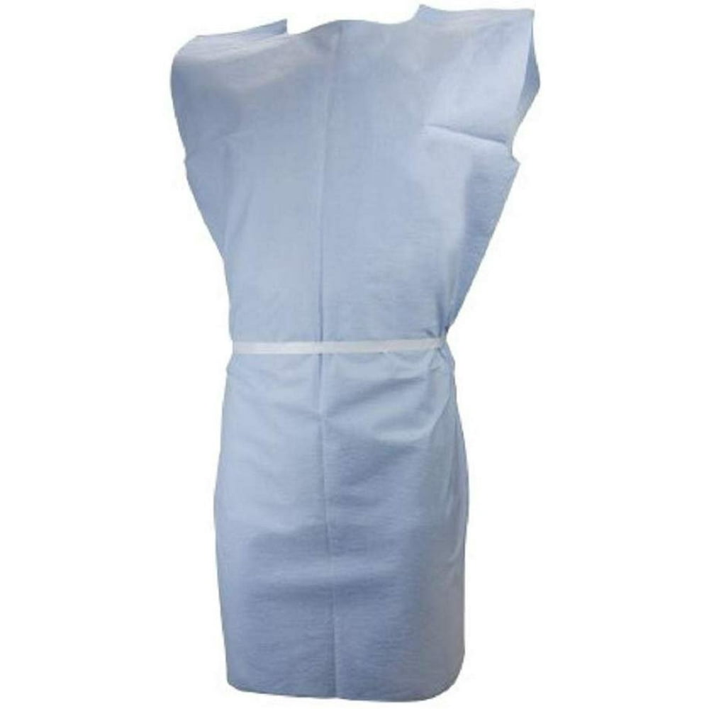 Pack of 50 Disposable Tissue/Poly/Tissue Patient Exam Gowns 21 x 36