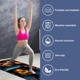 thumbnail image 2 of Dachshund Hot Yoga Towel with Storage Bag, 72.8"x26.8", Suitable for Yoga, Pilates, Fitness, etc. - Yoga Blankets, Yoga Mat Towel, 2 of 6
