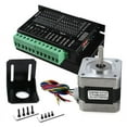 thumbnail image 1 of TB6600 4A 9-42V Stepper Motor Driver CNC Controller with Stepper Motor Nema 17 Bipolar 1.7A 40N.Cm Holding Torque and Motor Mounting Bracket for 3D Printer Hobby CNC Router,Black & silver, 1 of 8