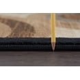 thumbnail image 4 of Festival Contemporary 2.7' x 7' Beige and Brown Polypropylene Indoor Area Rug, 4 of 10