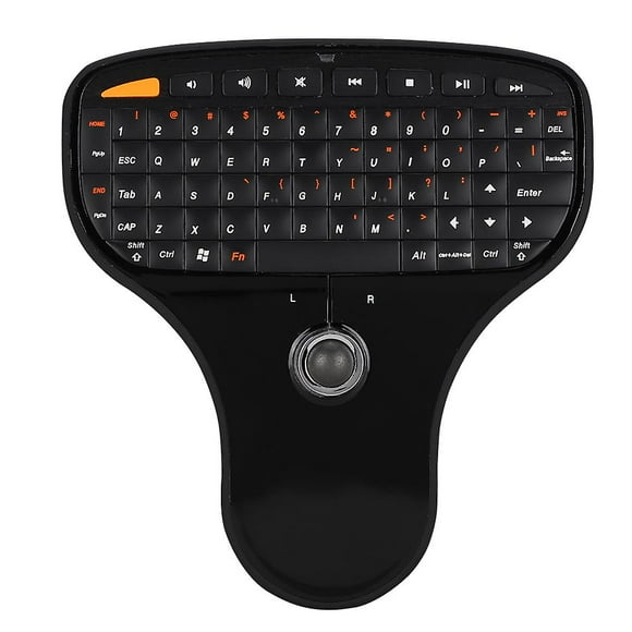 Wireless Keyboard,N5901 QWERTY Keyboard Trackball Mini Keyboard QWERTY Keyboard Rapid Response