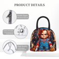 thumbnail image 6 of Sigee Chucky Ac Print Lunch Bag for Women Men, Reusable Lunch Bag Insulated Lunch Bag Lunch Box Cooler, 6 of 8