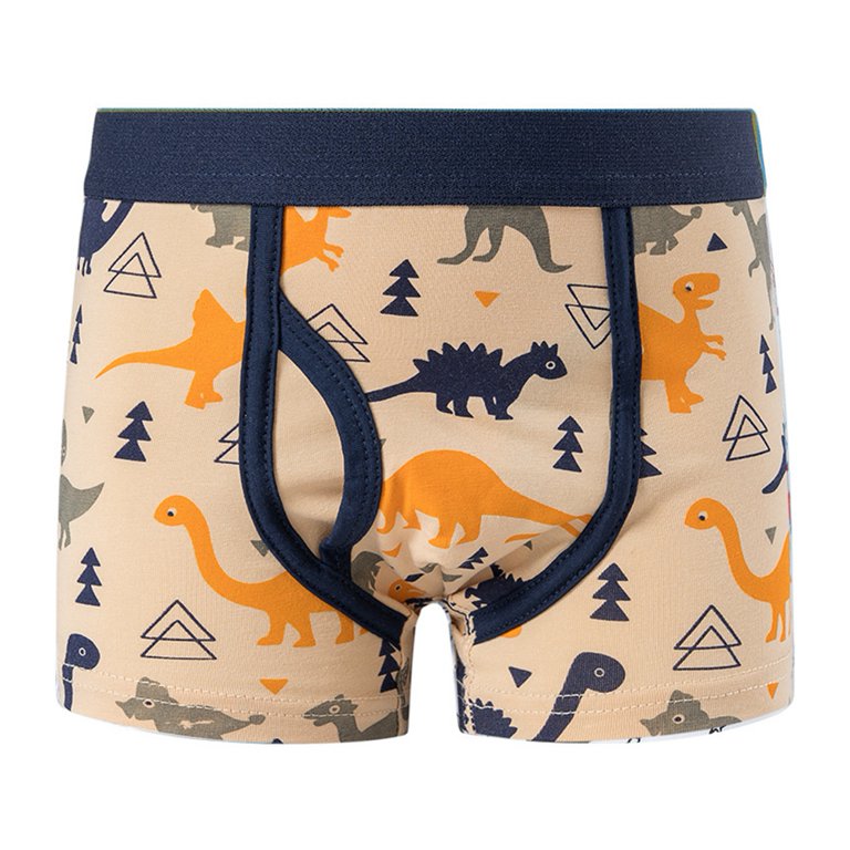 SkiBeaut Boys Boxer Briefs 4-Pack - Cotton Blend Underwear For Kids 2-12 Years