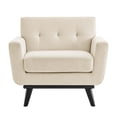 thumbnail image 6 of Modway Engage Herringbone Fabric Armchair in Beige, 6 of 8