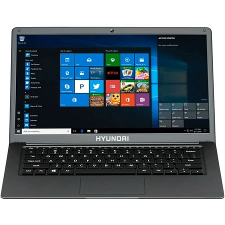 Open Box Hyundai HyBook, 14.1in Intel Celeron Laptop, 4GB RAM, 128GB SSD, 2.0MP