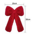 thumbnail image 5 of HCTSHG Christmas Large Plush Bows Giant Christmas Tree Topper Bow Decorations for Home Xmas Tree Toppers Wreath Wall Birthday Wedding Engagement Party Decor, 5 of 9
