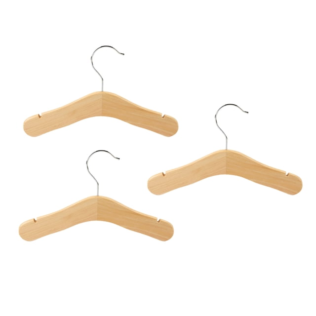 Perchas de madera para niños Sunnimix 3 Piezas 27x16 cm