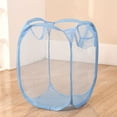 thumbnail image 1 of Mesh Popup Laundry Hamper, [Reinforced] Collapsible Laundry Basket, Foldable Pop-Up Cloth Hamper with Durable Handles, Easy to Open and Fold for Dorm, Laundry Room, Bedroom, RV, 1 of 10