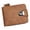Khaki, variant on PU Leather Mens Wallet with Zipper, Vintage RFID Blocking Large Capacity Wallet for Men with Flap ID Window, Credit Card Slots & Coin Pocket, Valentines Day Gifts for Men(Khaki)