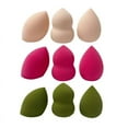 thumbnail image 2 of Zhuge Beauty Sponge Set 3 Pack, Makeup Blender Sponge For Liquid & Cream Makeup, Buildable Coverage, Foundation Sponge For Natural Base, Latex-Free Foam ，Light Green A38, 2 of 4