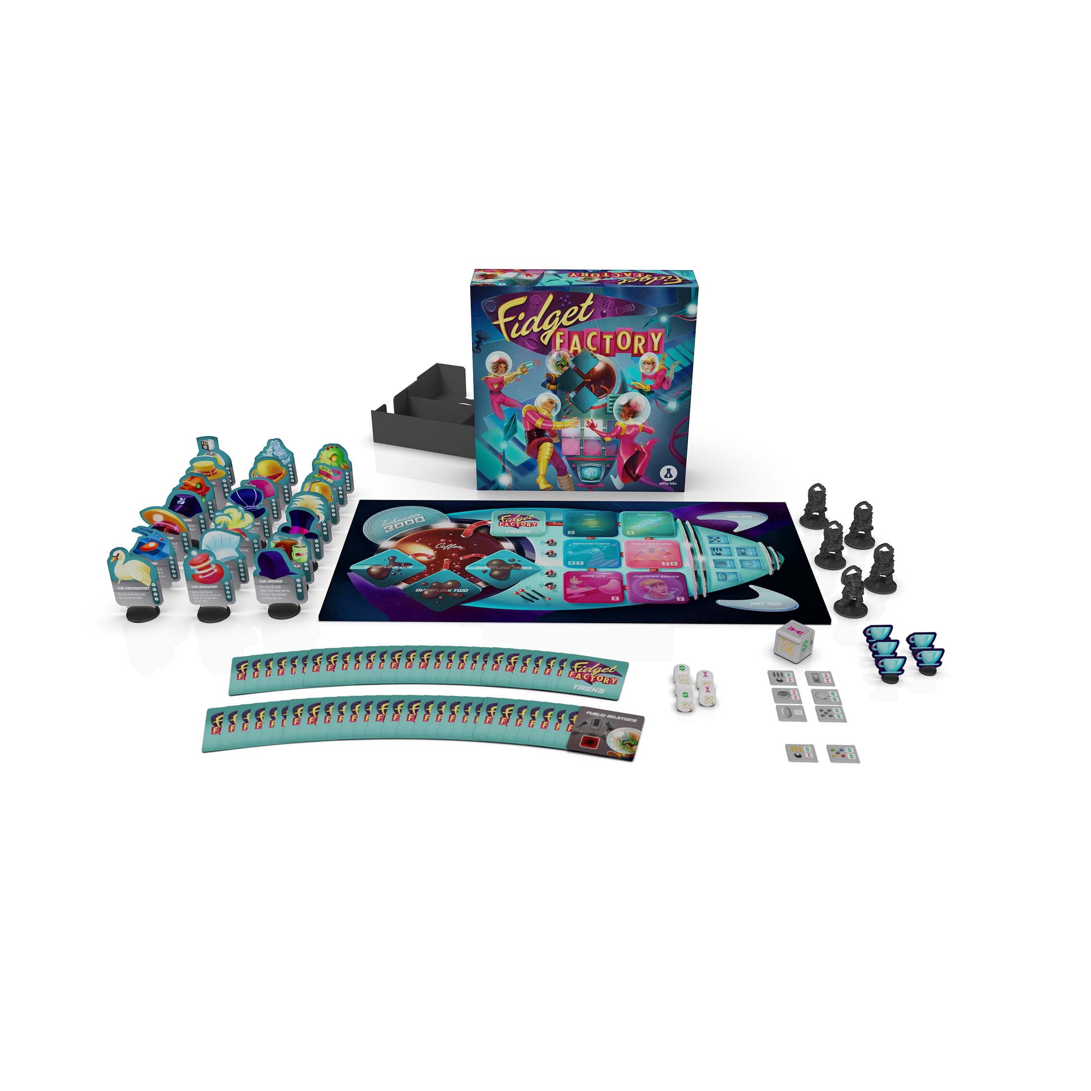 Antsy Labs Fidget Factory Board Game - Deluxe Edition