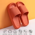 thumbnail image 2 of Cloud Slippers for Women and Men, Massage Shower Bathroom Non-Slip Quick Drying Open Toe Super Soft Comfy Thick Sole Home House Cloud Cushion Slide Sandals for Indoor & Outdoor Platform Shoes, 2 of 13