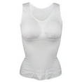 thumbnail image 1 of Xmarks Women's 360 Seamfree Tummy Slimming Tank, White, US 6-8, 1 of 6