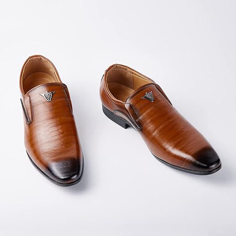 adviicd Men Dress Shoes Shoes Suit Shoe Casual Shoes Male Wedding Leather  Men Comfortable Business Men's Leather Shoes Fashion Shoes (Brown,9.5) -  Walmart.com