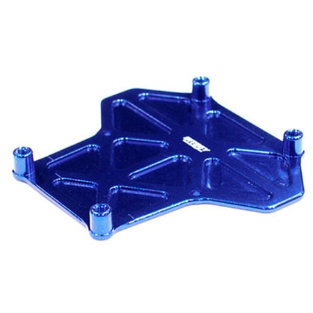 Tamiya Hop Ups - Integy RC Toy Model Hop-ups T8623BLUE Alloy Middle Under Cover for Tamiya CR01