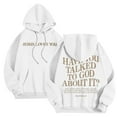thumbnail image 2 of Christian Hoodies for Men 2025 Have You Talked To God About It Graphic Hoodie with Pockets Hooded Sweatshirt Pullover, 2 of 6