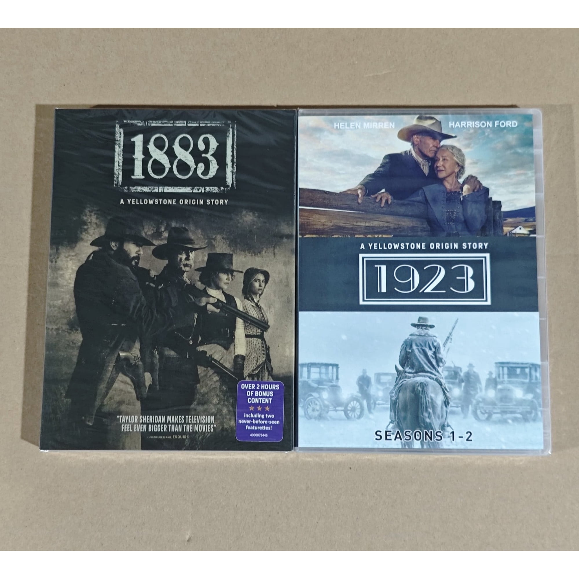 Yellowstone 1883 + 1923 ( DVD SET ) Region 1 Brand New