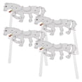 thumbnail image 2 of 4 Uds. De marionetas de sombra de caballo Diy, accesorios de silueta artesanales para marionetas chinas tradicionales, figuras de caballos, marioneta de caballo, artesanía de sombra, 2 of 6