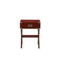 thumbnail image 2 of Table d'Appoint Tendance et Élégante, Rouge, 2 of 4