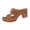 Brown, variant on THDHVS Slippers for Women,Womens Sandals,Women's Fashion Casual Versatile Solid Color Hollow Carved Style Fashion Thick Heel Sandals Beige