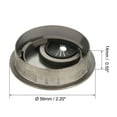thumbnail image 2 of Uxcell 2 inch Cable Hole Cover Desk Grommet for Wire Organizer Zinc Alloy Bronze Tone 2pcs, 2 of 4