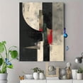 thumbnail image 4 of Abstract Geometric Shapes Textured Canvas Print Wall Art for Living Room Bedroom Office Kitchen, 4 of 8