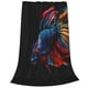 thumbnail image 2 of Balery Colorful Betta Fish Manta de Felpa Suave y Acogedora – Cobija de Franela Aterciopelada para Cama, Lavable y Cálida para Sofá, Mascotas, Transpirable-60"x50", 2 of 7