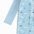 thumbnail image 4 of NIEWTR Baby Boy Swimsuit One Piece Long Sleeve Rash Guard Zipper Swimwear Toddler Shark Bathing Suit Infant Beach Outfits(A01-Grey,A01-6-12 Months), 4 of 7