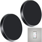 Pack of 2 Phone Magnet Wall Mounted, Large Size Magnetic Phone Attachment Sticker Universal Cellphone Wall Mount Compatible for Apple/Huawei/LG/Samsung Smartphones