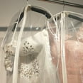 thumbnail image 4 of Transparent Fabric Bridal Gown Bag Ideal for Home or Shop Use Garment Bag, 4 of 11