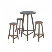 FIR WOOD Pub Table AND STOOLS SET by Accent Plus