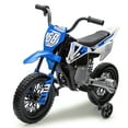 thumbnail image 1 of QinaQin 12V Battery Powered Kids Motorcycle, Dirt Bike Ride On with Throttle and Music, 1 of 7