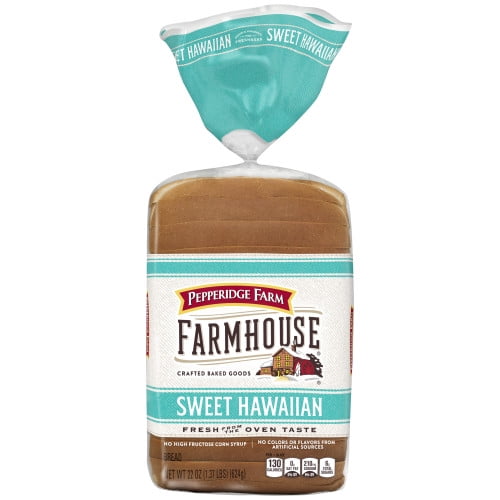 Pepperidge Farm Farmhouse Sweet Hawaiian Bread 22 Oz Loaf Walmart Com Walmart Com