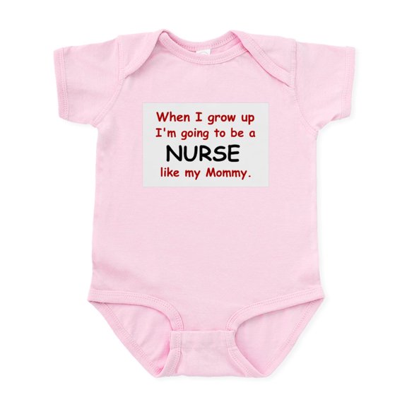 CafePress - Nurse (Like My Mommy) Infant Bodysuit - Baby Light Bodysuit, Size Newborn - 24 Months