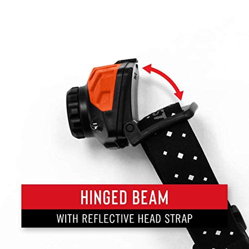 Coast FL19 330 lm Black/Red LED Head Lamp AAA Battery