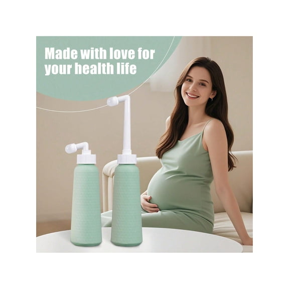 Handheld Personal Bidet Bottle Gentle Postpartum Care And Cleaning Bottle Female Care Perineal Cleaning 500ml Portable Bidet Travel Bidet Resistant To 100 C Double