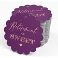 thumbnail image 4 of Inkdotpot Retirement Is Sweet Text Bottle Tag Real Rose Gold Foil Favor Hang Tags Pack Of 100, 4 of 6