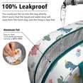 thumbnail image 5 of Womens White Dinosaurs Rainbows Cacti Pattern Lunch Box for Work,Insulated Lunch Bag for Women,Loncheras Para Mujer,Leakproof Adult Lunch Bag for Work,Beach,Travel,Picnic,Camping, 5 of 7